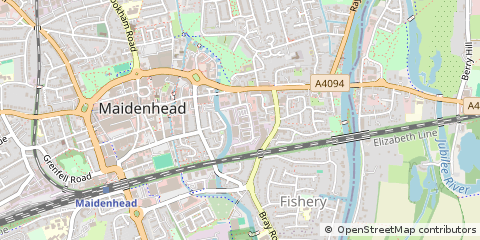 Map of Maidenhead, Berkshire