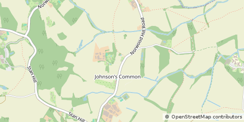 Map of Horley, Surrey