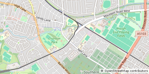 Map of Manchester
