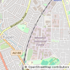 Map of South Reddish, Stockport, Cheshire