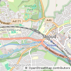 Map of Stroud