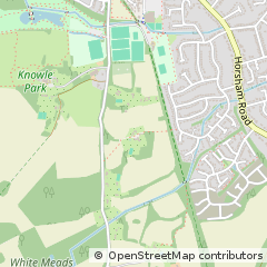 Map of Cranleigh, Surrey