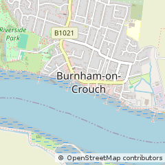 Map of Burnham-on-Crouch, Essex