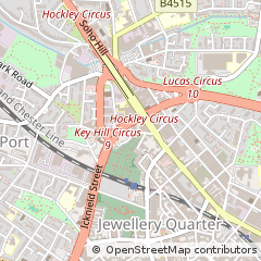 Map of Birmingham, West Midlands