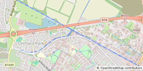 Map of Cambridgeshire, Cambridge