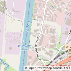Map of Middlesbrough, Cleveland