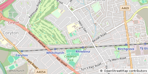 Map of Cardiff
