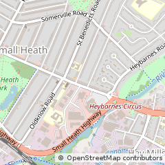 Map of Birmingham, West Midlands
