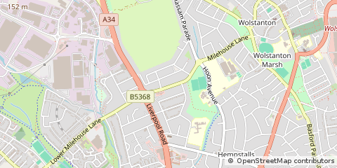 Map of Newcastle