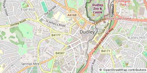 Map of Halesowen, West Midlands