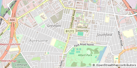 Map of Middlesbrough