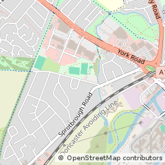 Map of Doncaster, South Yorkshire