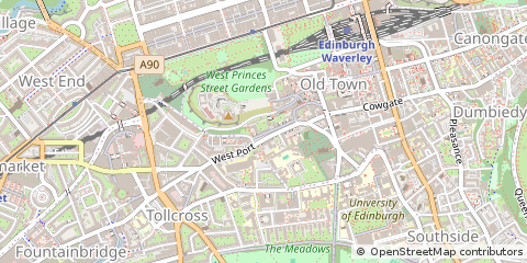Map of Edinburgh