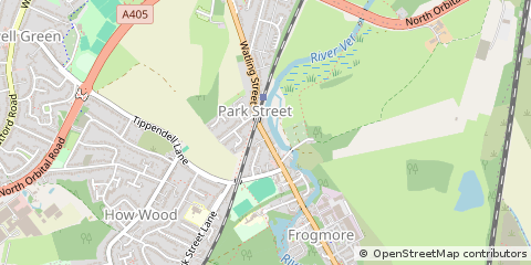 Map of Hertfordshire