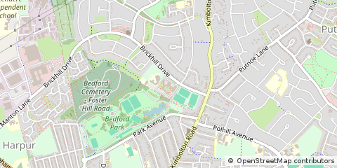 Map of Bedford