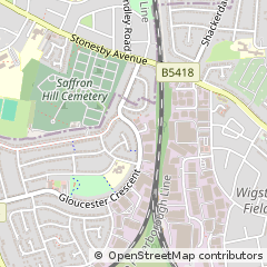 Map of Leicester, Leicestershire