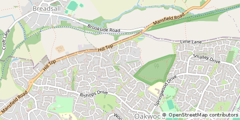 Map of Derby, Derbyshire
