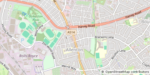 Map of Derby