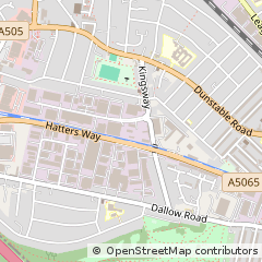 Map of Luton, Bedfordshire