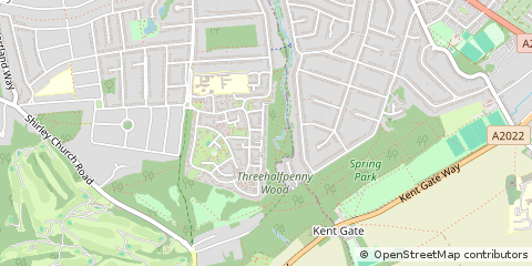 Map of Croydon