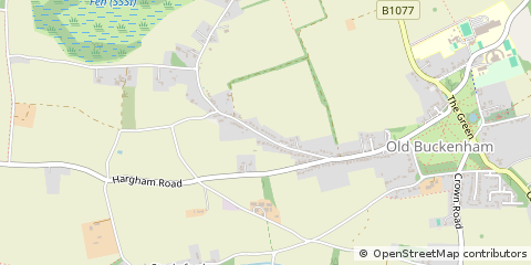 Map of Attleborough, Norfolk