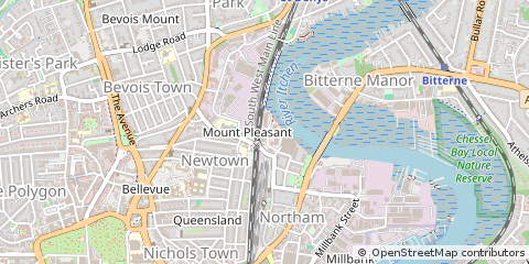 Map of Southampton, Hampshire