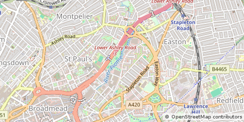 Map of Bristol