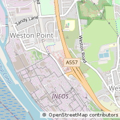 Map of Runcorn, Cheshire