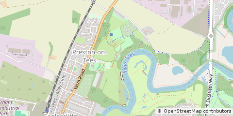 Map of Stockton on Tees, Cleveland