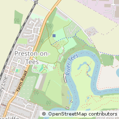 Map of Stockton on Tees, Cleveland