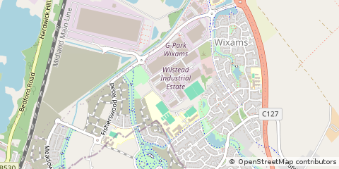 Map of Bedford, Bedfordshire