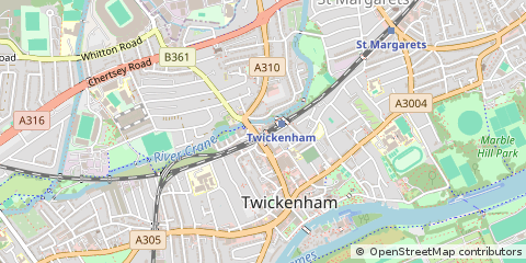 Map of Twickenham