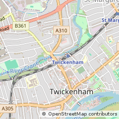 Map of Twickenham