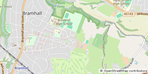 Map of Stockport, Cheshire