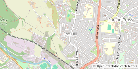 Map of Sheffield