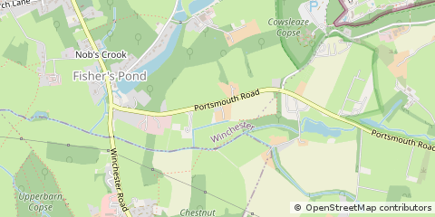 Map of Eastleigh, Hampshire