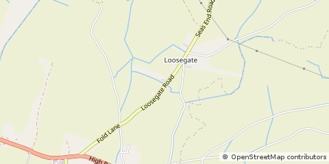 Map of Spalding, Lincs