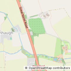 Map of Great North Road, Thornhaugh, Peterborough, Cambridgeshire