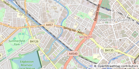 Map of Birmingham