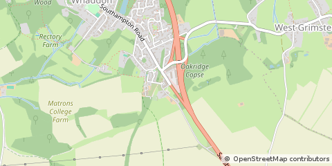 Map of Salisbury, Wiltshire