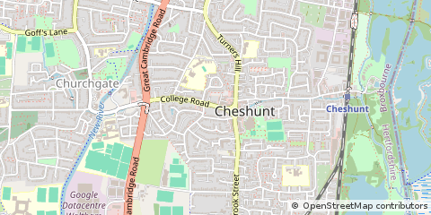 Map of Waltham Cross