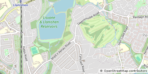 Map of Cardiff