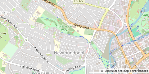Map of Leicester