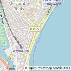 Map of Weymouth, Dorset