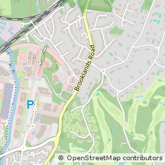 Map of Weybridge, Surrey