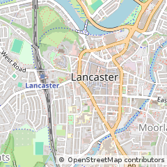 Map of Lancaster, Lancashire