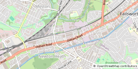 Map of Manchester