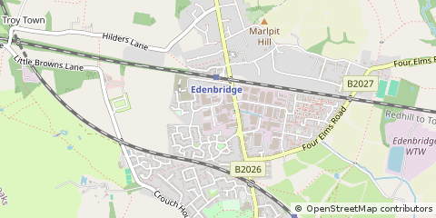 Map of Edenbridge