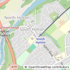 Map of Sunderland