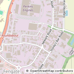 Map of Peterborough, Cambridgeshire